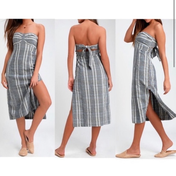 Free People Dresses & Skirts - Free People Tie Back Midi Dress